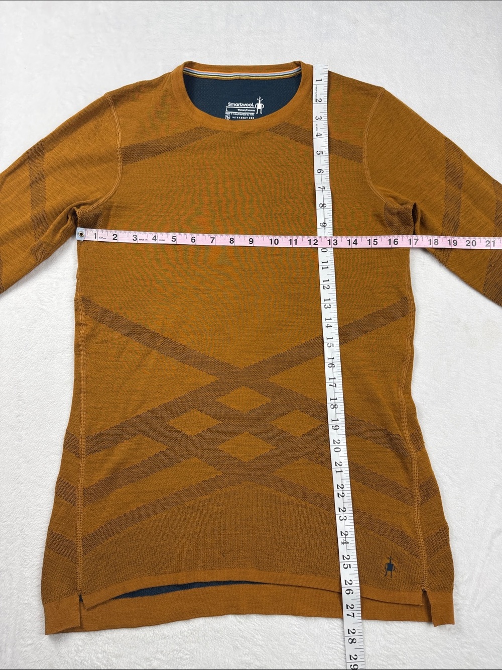 Smartwool Intraknit 200 Merino Wool blend Long sleeve shirt Sweater Womens Large - Picture 4 of 10